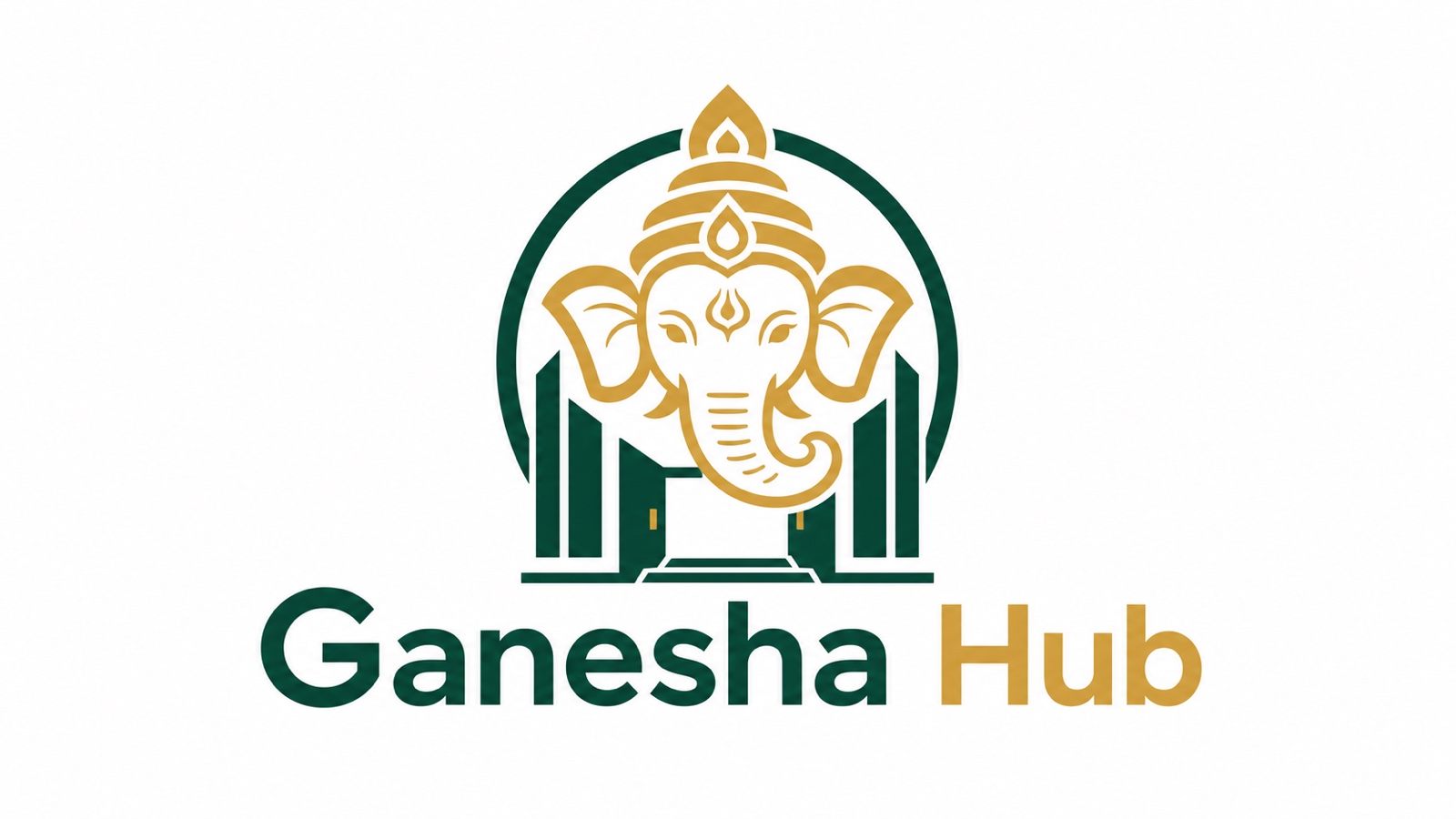 Logo Ganesha Hub untuk layanan virtual office